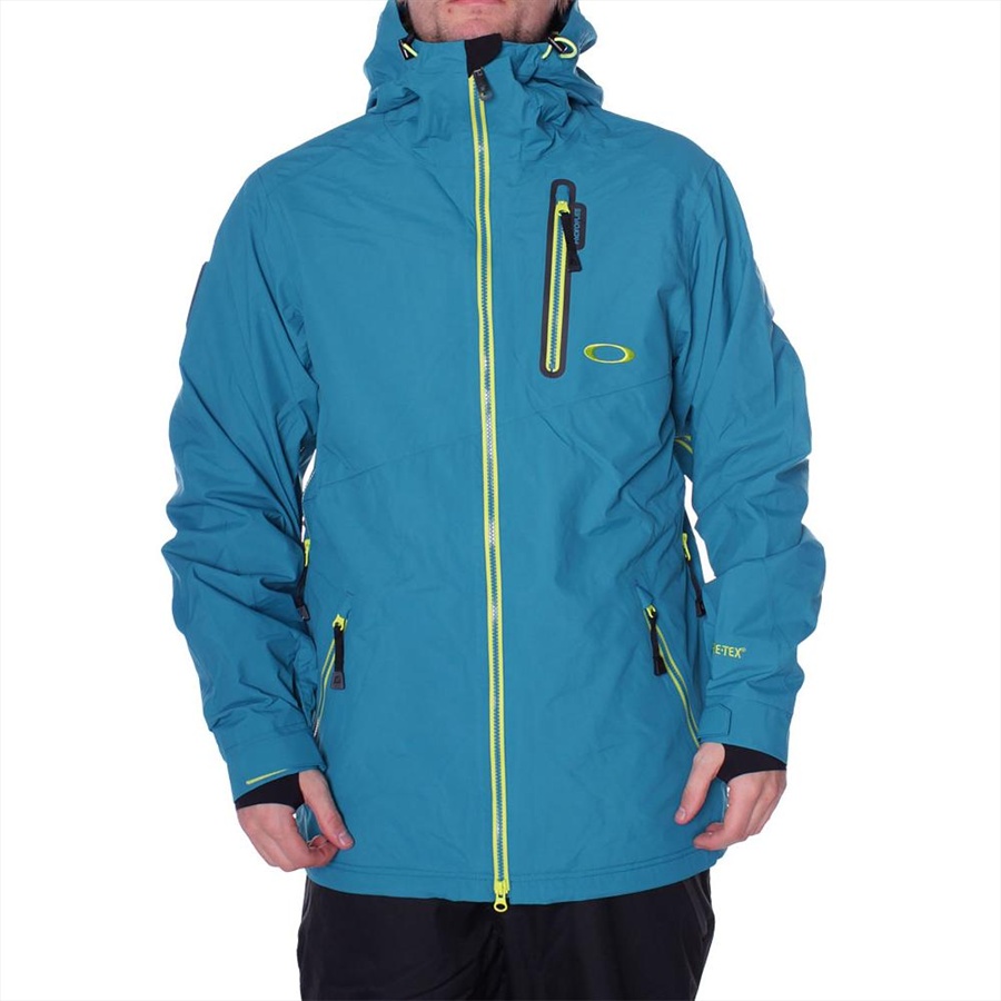 Oakley Great Ascent Jacket GoreTex Snowboard / Ski Jacket, XXL, Blue